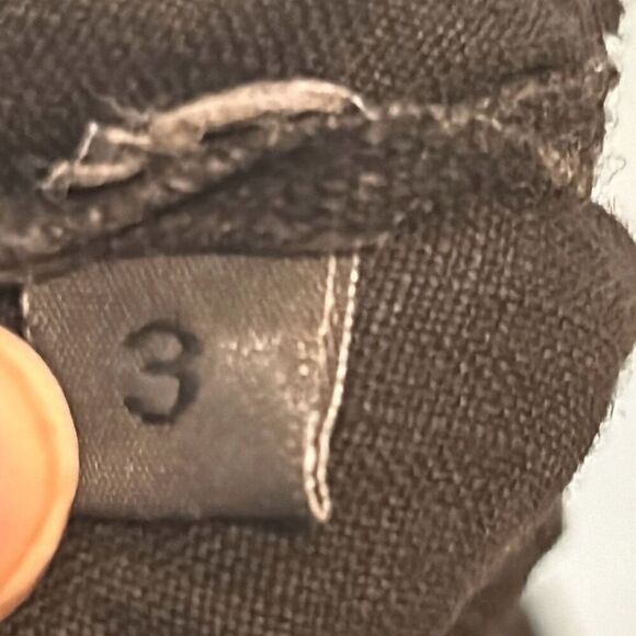 Enza Coza Women's 3/M Linen Easy Pants Solid Black Jogger Coastal Lightweight - Picture 9 of 9